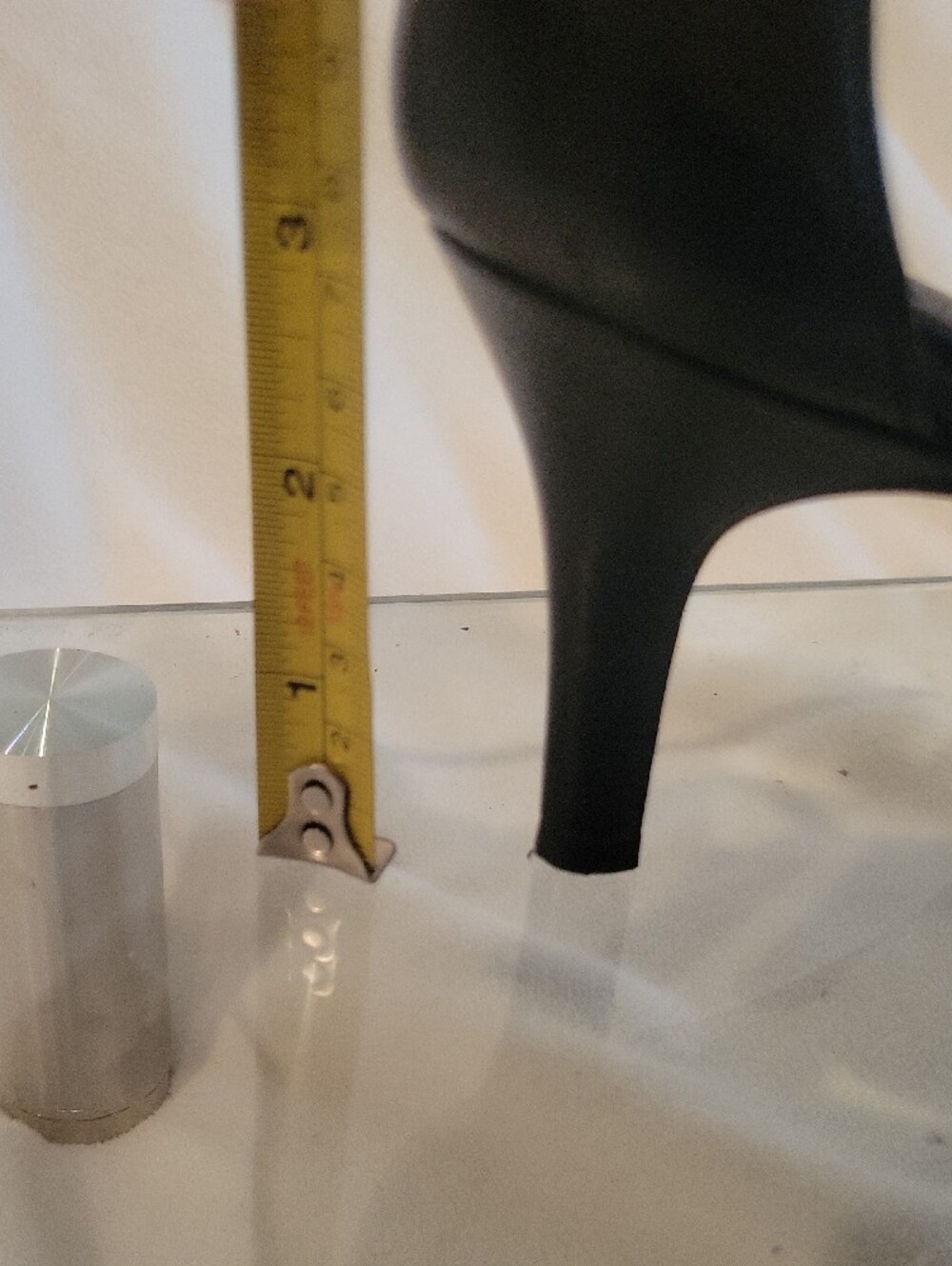 LIFE STRIDE SOFT SYSYEM sz 8.5 M Black Strappy Pointed-Toe Heels - Picture 4 of 11
